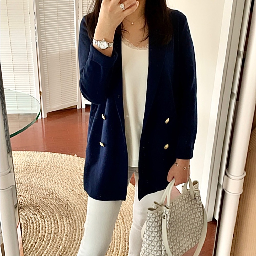 J.Crew Double Breasted Sweater Blazer